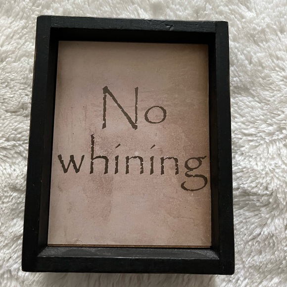 ♥️ 2-sided - No whining & Gossip free zone - Picture 1 of 5